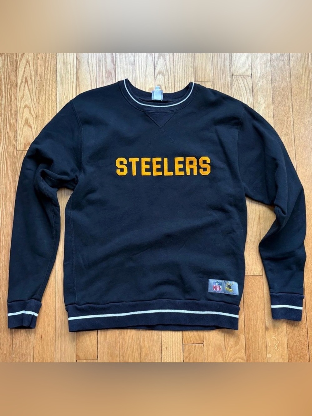 Vintage Pittsburg Steelers Ebbets Field Flannels Mens Crewneck Sweatshirt Medium